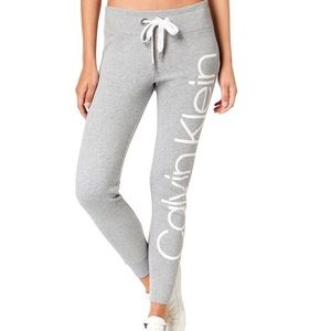 Calvin Klein joggers.